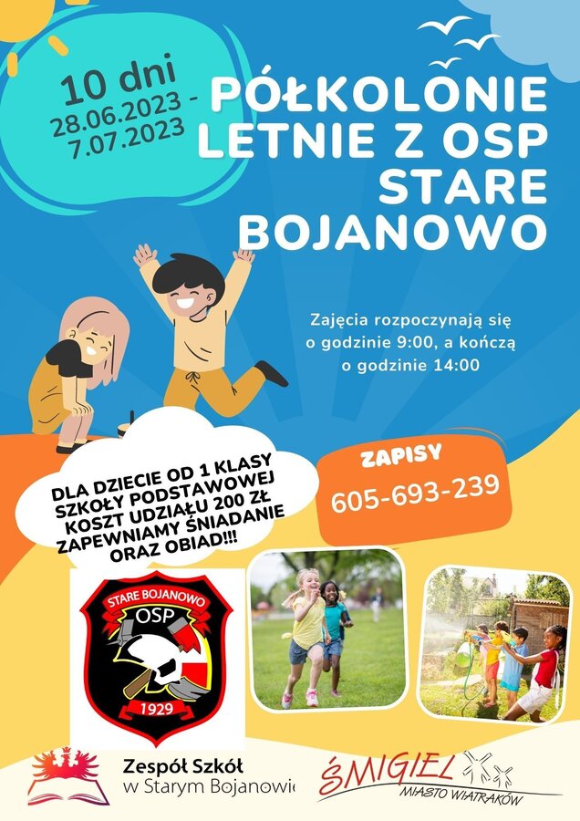 PÓŁkOLONIE LETNIE Z OSP