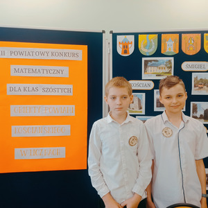 Obiekty Powiatu Kościańskiego - konkurs matematyczny