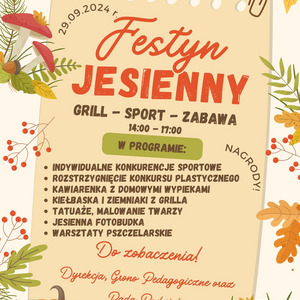 ZAPRASZAMY - FESTYN JESIENNY