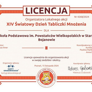 XIV Światowy Dzień Tabliczki Mnożenia