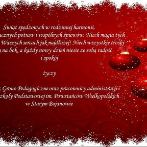 Życzenia Bożonarodzeniowe