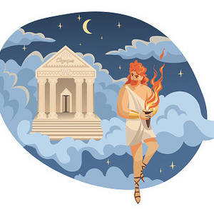 Z wizytą na Olimpie - lekcja języka polskiego