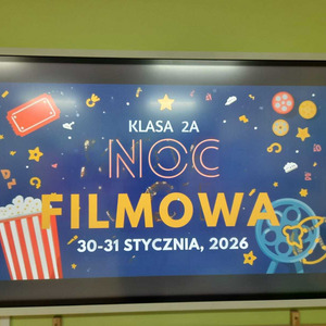Filmowa noc w murach naszej szkoły!