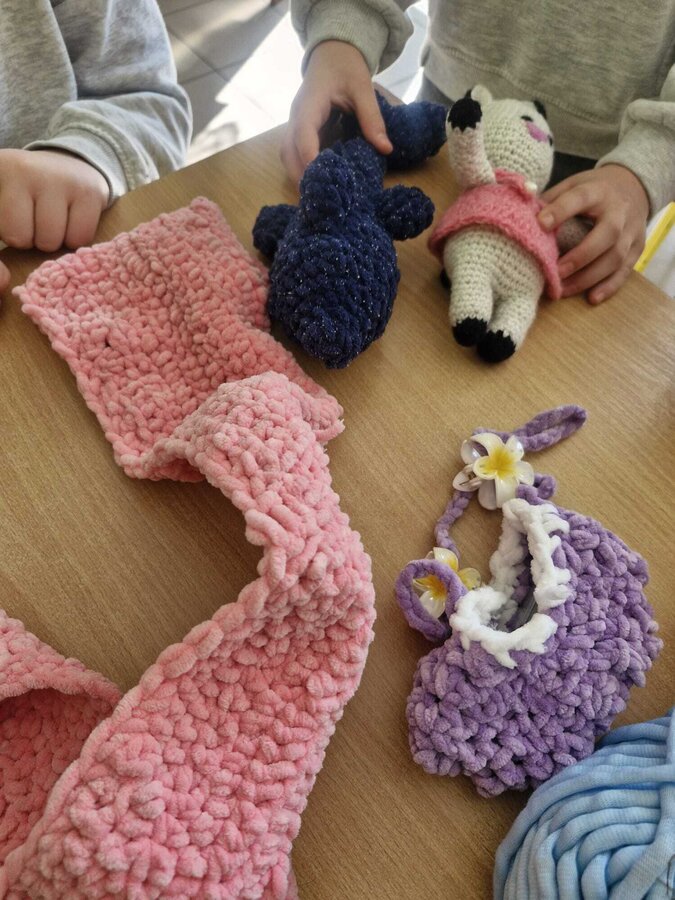 Szydełkowanie zamiast telefonu