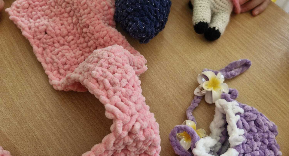 Szydełkowanie zamiast telefonu