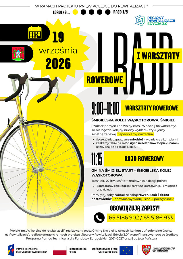 Warsztaty Rowerowe i Rajd Rowerowy